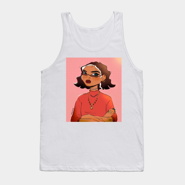 Mood Portrait Tank Top by RobinElayn